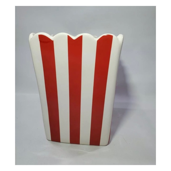 NEW Rae Dunn Popcorn Red Stripped Bucket Bowl 🍿 - Picture 4 of 7